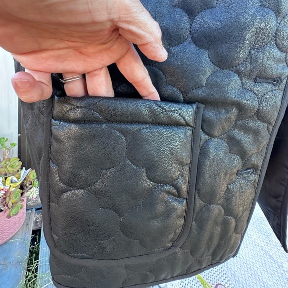 NEW FRNCH PARIS GISETTE/F12100 GILET NOIR MEDIUN WOMENS Black Quilted Vest - Picture 6 of 15